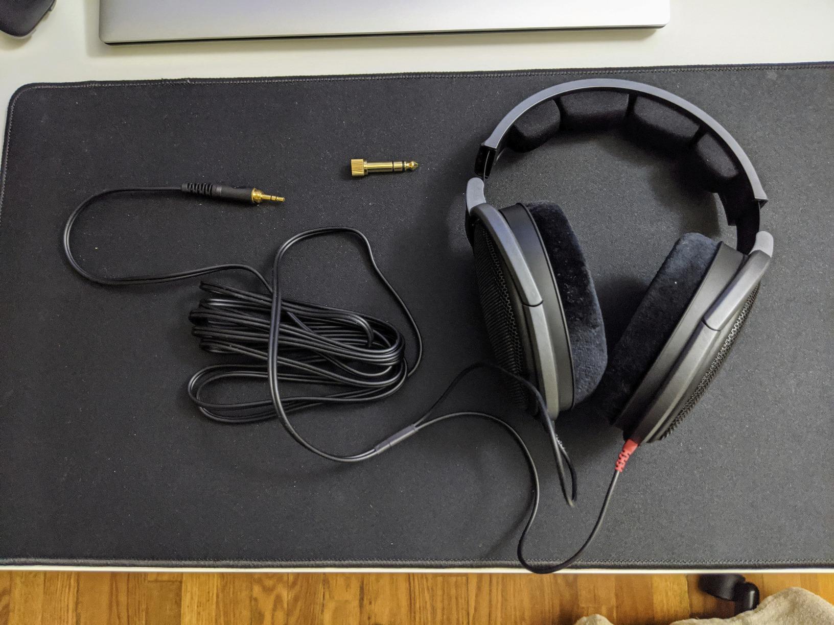 Sennheiser HD600 Headphones | Open-back design with noise isolation and ear cushions for studio monitoring customer photo 1