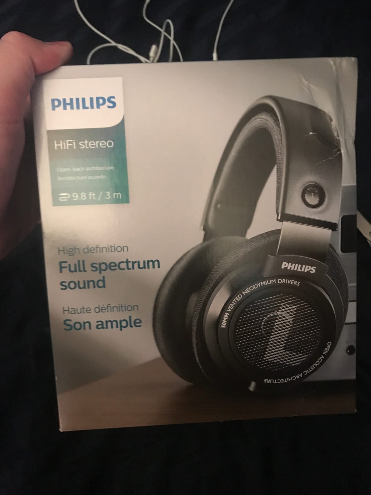 Philips Audio SHP9500 HiFi Precision Stereo Over-Ear Headphones (Black) customer photo 1