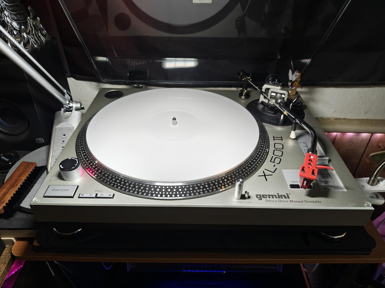 Hudson Hi-Fi Acrylic Turntable Mat - 11.75