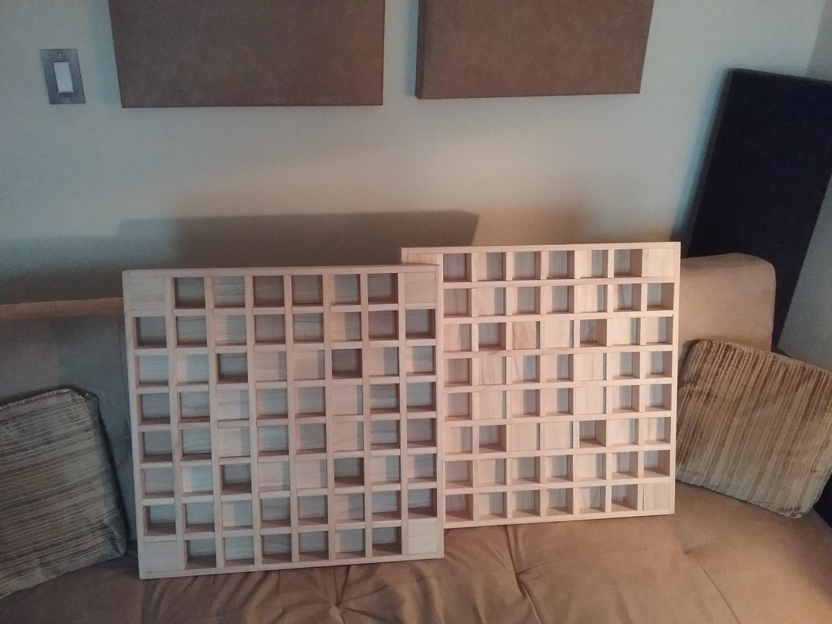 BXI Wood Sound Diffuser - 24 x 24 x 2.8 Inches, Quadratic Residue Diffusor (2D) customer photo 2