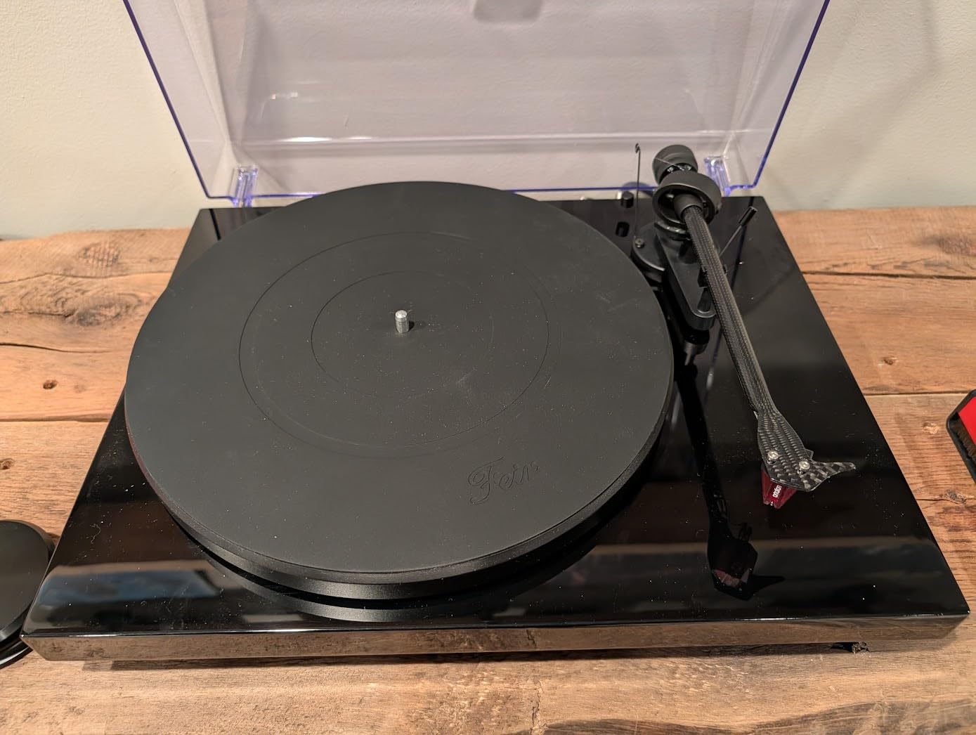 Turntable Platter Mat Black Rubber Silicone Design for Universal to All LP Vinyl Record Players customer photo 1