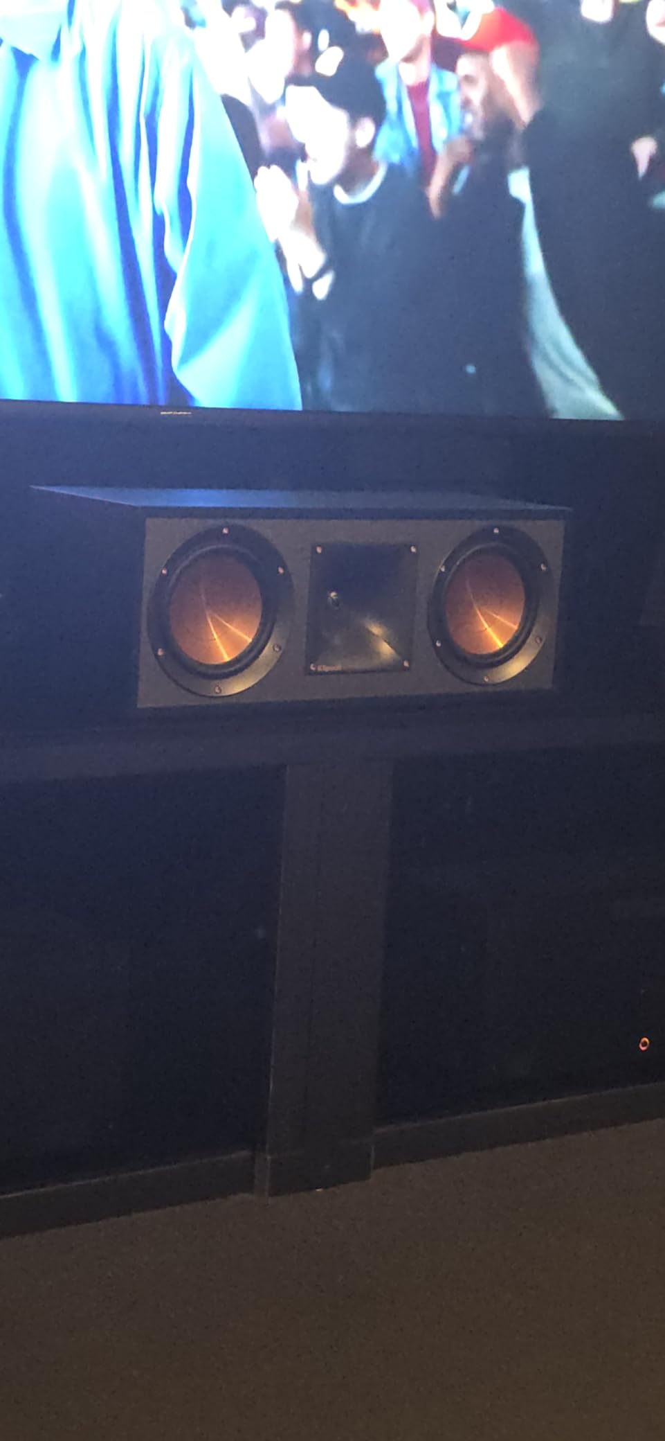 Klipsch R-52C Powerful Detailed Center Channel Home Speaker, Black customer photo 2