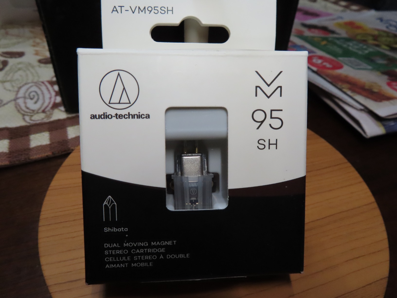 AT-VM95SH Dual Moving Magnet Turntable Cartridge Brown customer photo 1