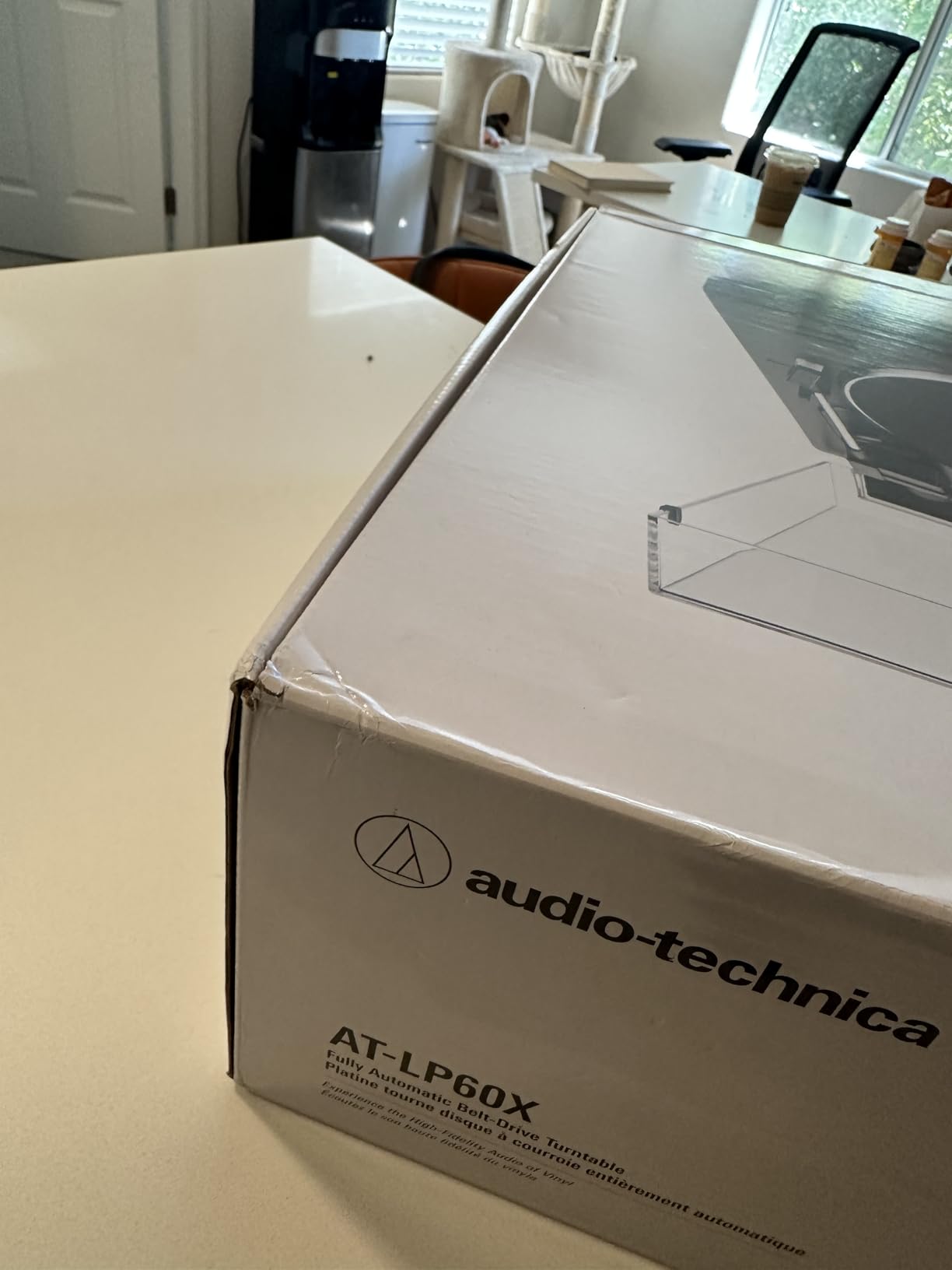 Audio-Technica AT-LP60X-BK Fully Automatic Belt-Drive Stereo Turntable, Black, Hi-Fi, 2 Speed, Dust Cover, Anti-Resonance, Die-Cast Aluminum Platter | 33-1/3 and 45 Rpm, Die-Cast Aluminum Platter, DC Servo Motor, Switchable Phono and Line Output, Vm Cartridge, Dust Cover customer photo 1