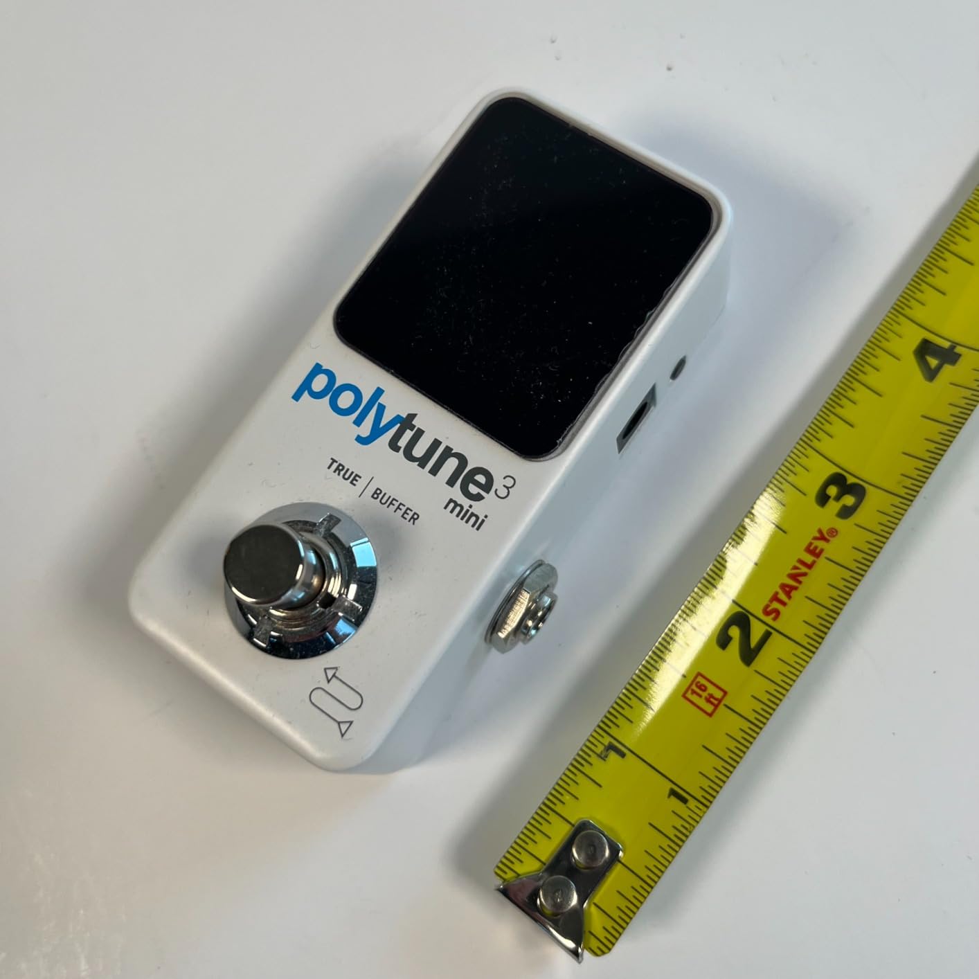 TC Electronic POLYTUNE 3 MINI Tiny Polyphonic Tuner with Multiple Tuning Modes and Built-In BONAFIDE BUFFER customer photo 2