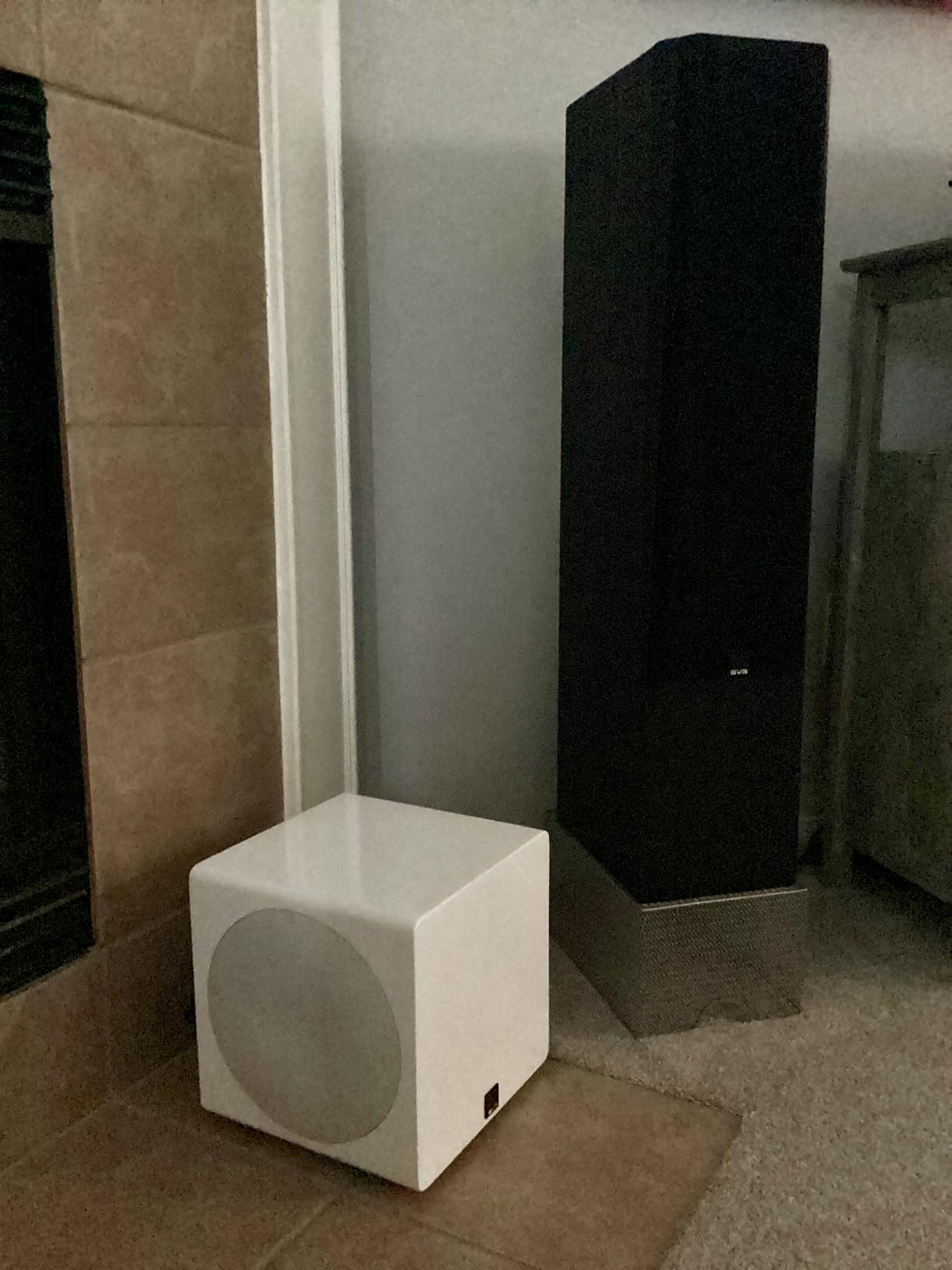 SVS 3000 Micro Subwoofer (Piano Gloss White) | Active Dual 8-in Drivers, 800 Watt RMS, Sealed Cabinet customer photo 2