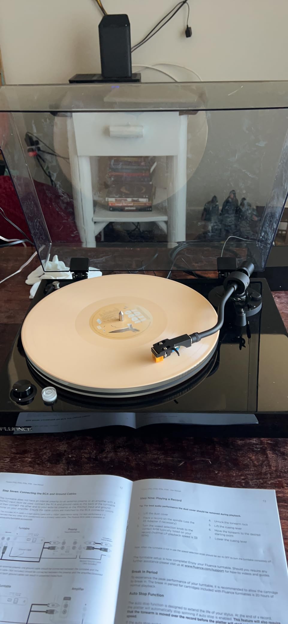 Fluance RT85N Reference High Fidelity Vinyl Turntable with Nagaoka MP-110 Cartridge, Acrylic Platter, Walnut customer photo 2