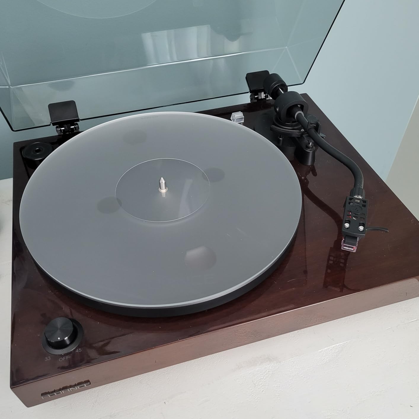 Fluance Acrylic Platter Mat for Turntables - Reduces Vibrations for Improved Sound Clarity, Antistatic, Precision Machined, 12
