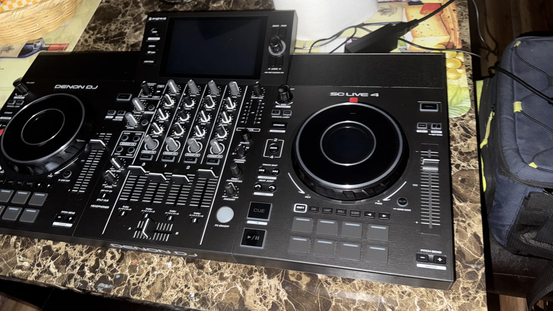 Denon DJ SC LIVE 4 Standalone DJ Controller with Stem Separation on 4-Decks, Wi-Fi Streaming, Build-in Speakers, Serato DJ and Virtual DJ Compatible customer photo 2