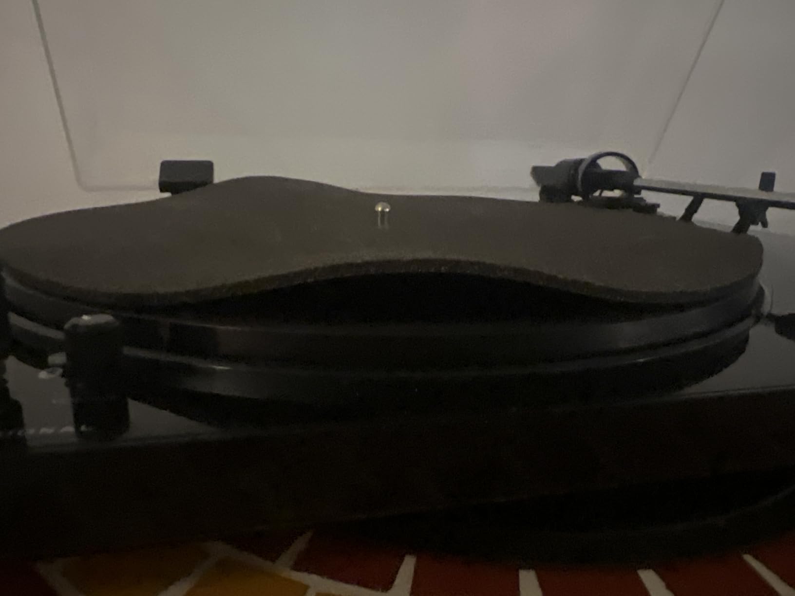 Cork & Rubber Turntable Platter Mat, Non Slip Anti Static Cork 12in Record Mat Pad for Records, Shockproof and, Improve Sound Quality customer photo 1