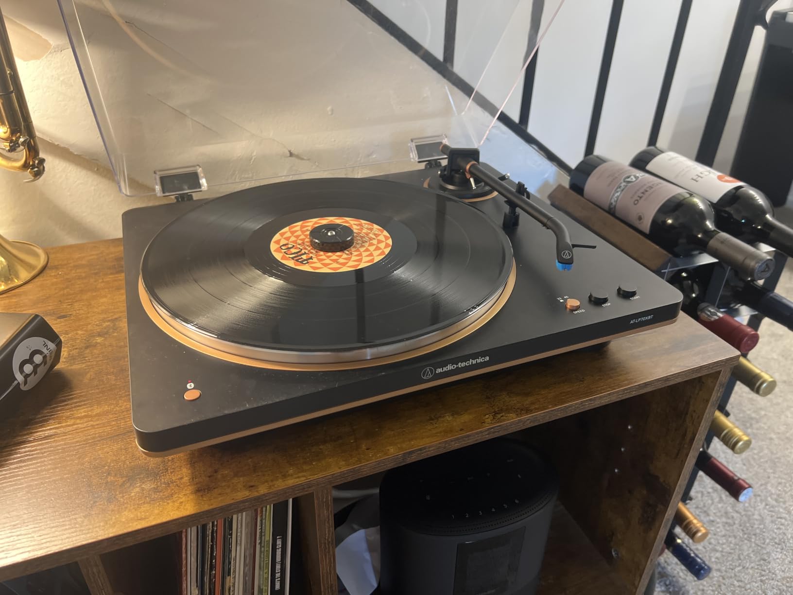 Audio-Technica AT-LP70XBT Wireless Turntable (Black/Bronze) customer photo 1