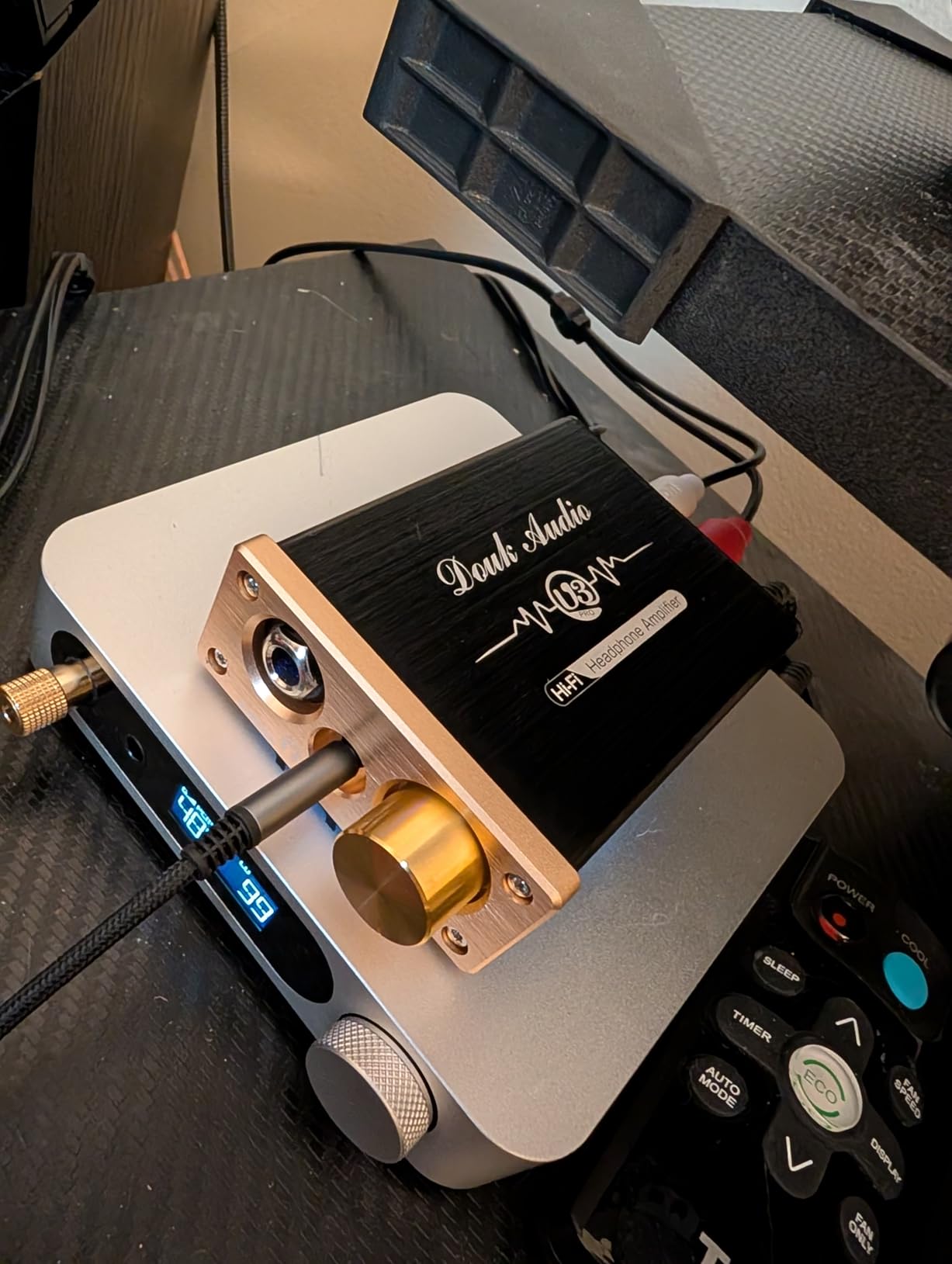 Douk Audio U3 PRO HiFi Mini Class A Headphone Amplifier - High-Power Desktop Amp for 18-600 ohm Headphones, 1500mW Output, 3.5mm & 6.35mm Jacks, DC 5V customer photo 2