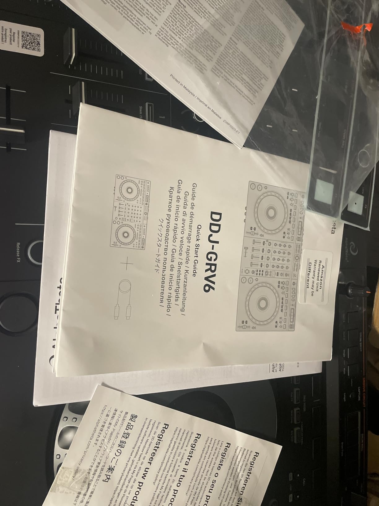 AlphaTheta DDJ-GRV6 4-Channel DJ Controller with Groove Circuit customer photo 2