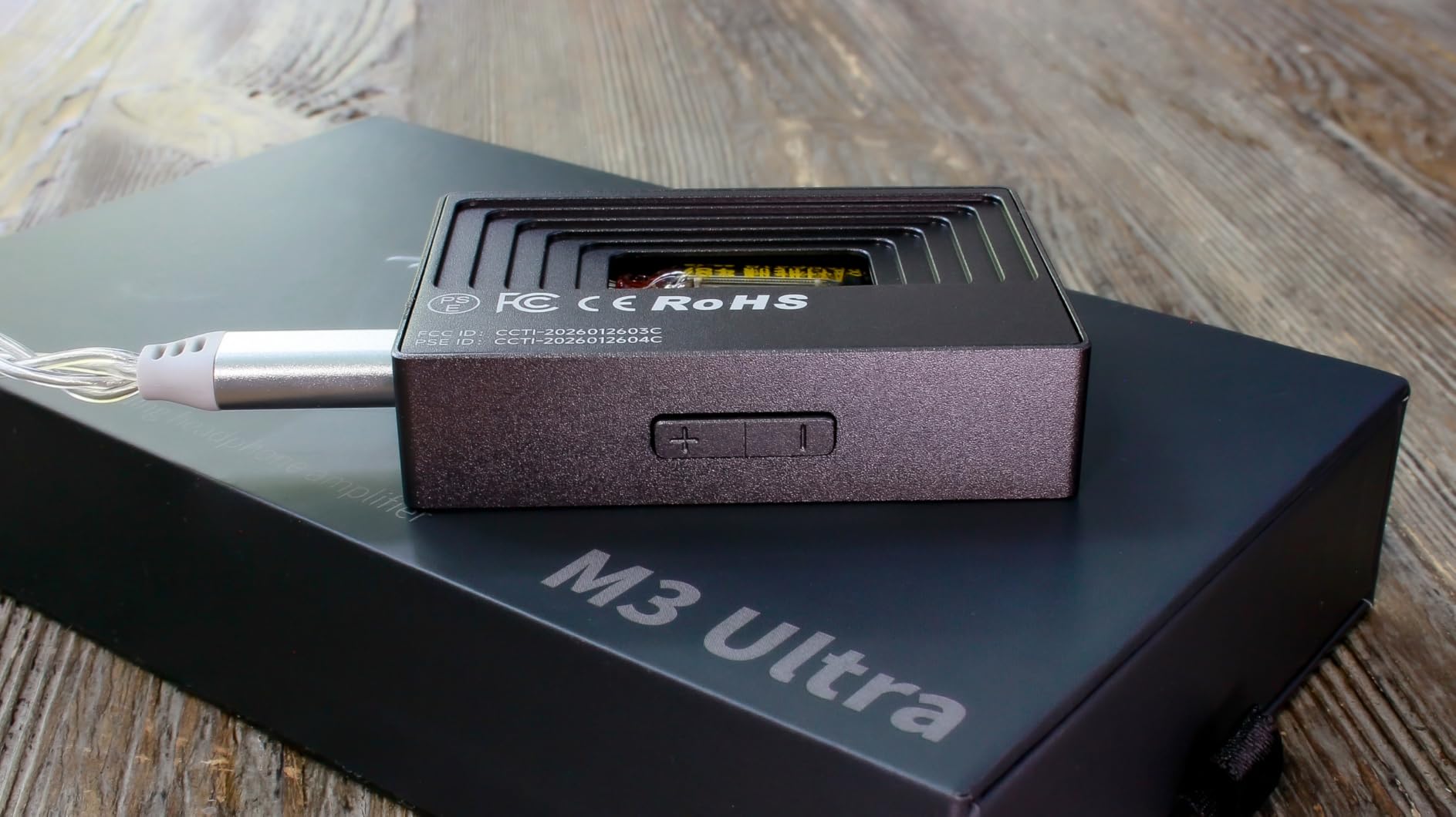 HiFiGo MUSEHiFi M3 Ultra Portable Tube DAC Amp with JAN6418 Vacuum Tube, 460mW/480mW Balanced Output, USB C Dongle DAC for IEMs & Headphones, Amplifier for Phone/PC/Mac customer photo 2