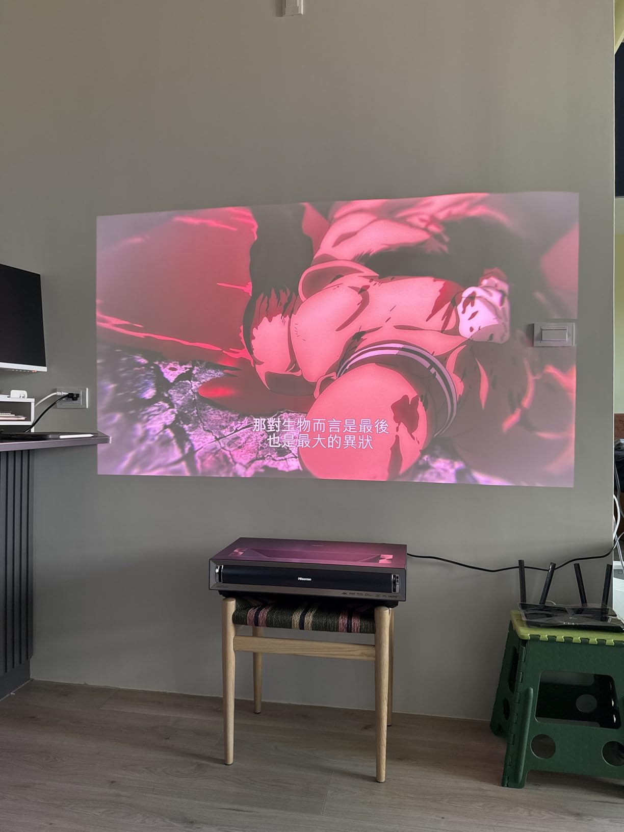 Hisense PX3-PRO Ultra Short Throw Triple Laser Projector, 4K UHD, 80-150 inch, 3,000 Lumens, 3000:1 Contrast, Dolby Vision & Atmos, IMAX Enhanced, 240 High Refresh Rate, Google TV, Designed for Xbox customer photo 1
