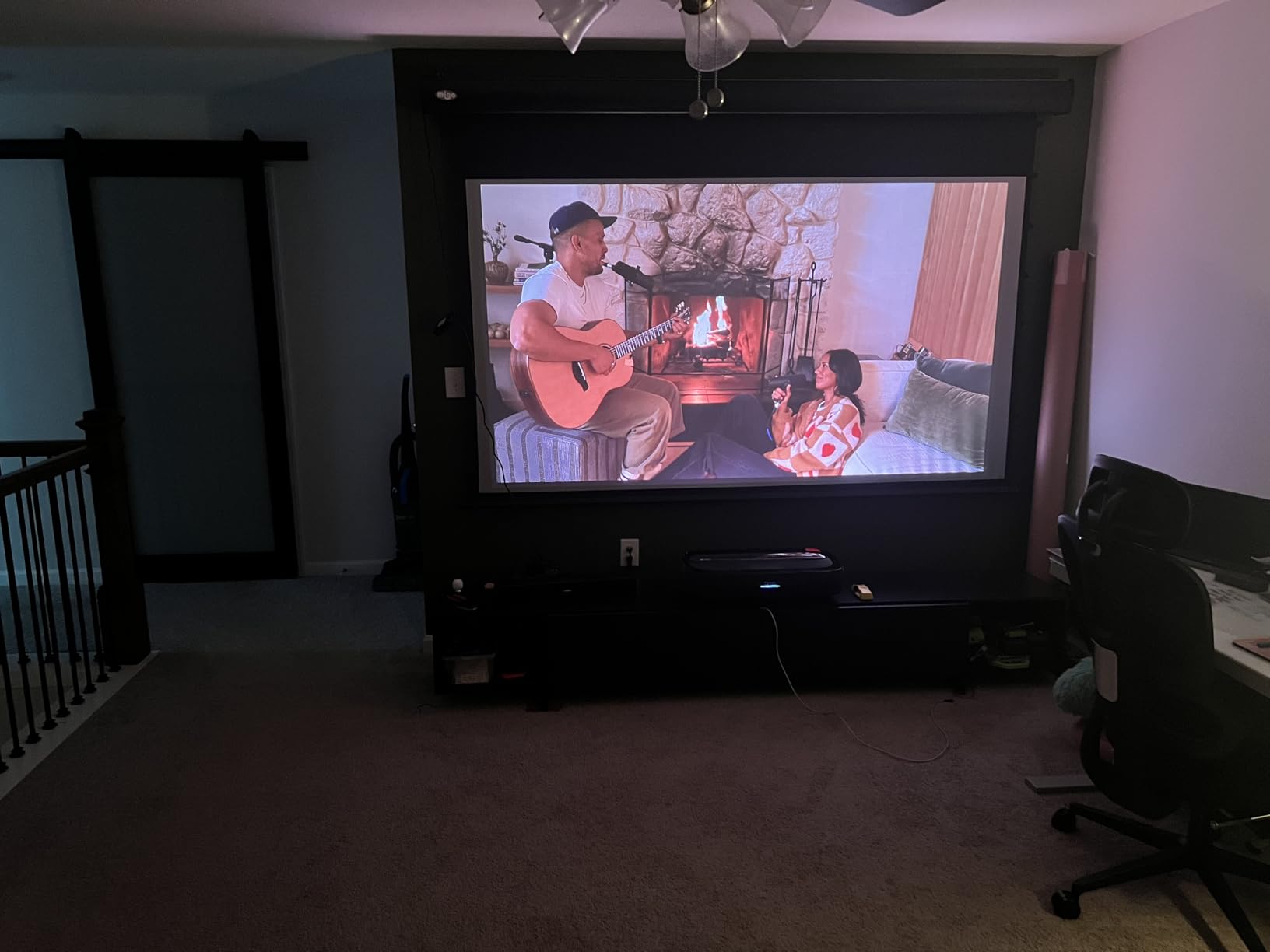 Hisense PX3-PRO Ultra Short Throw Triple Laser Projector, 4K UHD, 80-150 inch, 3,000 Lumens, 3000:1 Contrast, Dolby Vision & Atmos, IMAX Enhanced, 240 High Refresh Rate, Google TV, Designed for Xbox customer photo 2