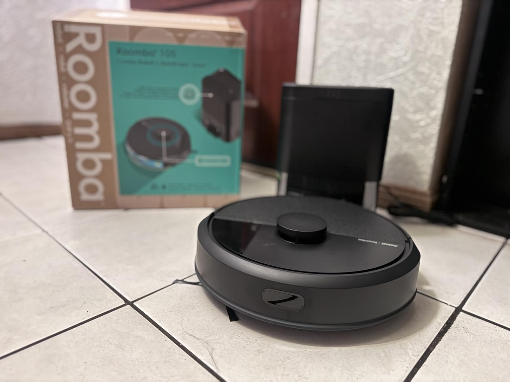 iRobot Roomba 105 Combo Robot Vacuum & Mop with AutoEmpty Dock - Self-Empties for 75 Days, Intense Power-Lifting Suction, LiDAR Navigation, Multiple Cleaning Modes, Avoids Mopping Carpet customer photo 1